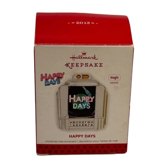 Hallmark Xmas Happy Days Juke Box 2013 Magic Light and Sound Working - Picture 1 of 9